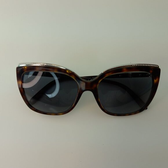 Tiffany & Co. Tortoise Shell Sunglasses with Silver Accents - Picture 10 of 12